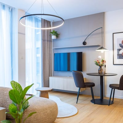 Rental of a stylish 2-room apartment, 50 m², in Ružinov district, Bratislava, Slovakia